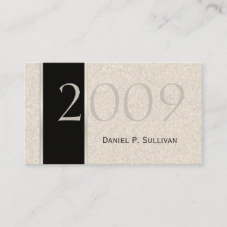 Afstuderen - Sand en Black Contactkaartje