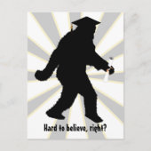 Afstuderen Sasquatch Aankondigingskaart (Voorkant)