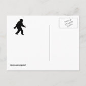 Afstuderen Sasquatch met Afstudeerder Pet Aankondigingskaart (Achterkant)