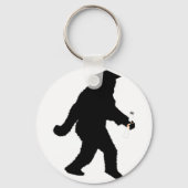 Afstuderen Sasquatch met Afstudeerder Pet Sleutelhanger (Voorkant)