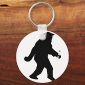Afstuderen Sasquatch met Afstudeerder Pet Sleutelhanger (Voorkant)