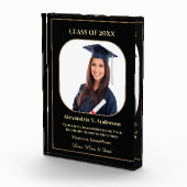 Afstuderen School Gold Modern Award - Aangepast Fotoblokken (Rechts)