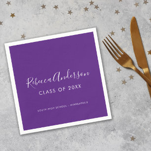 Afstuderen Scrip Klasse van 2025 Graduation Party Servet