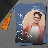 Afstuderen Script Arch Photo Blue Kaart