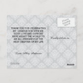 Afstuderen Script - Bedankt Briefkaart (Achterkant)