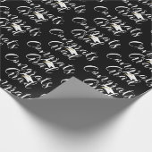 Afstuderen Script CONGRATS AFSTUDEERDER Editable B Cadeaupapier (Hoek)