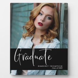 Afstuderen Script Moderne Eenvoudige aangepaste fo Fotoplaat