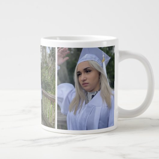 Afstuderen Script Pet voor foto's Grote Koffiekop (Rechts)