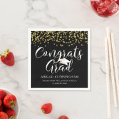 Afstuderen Script Typography CONGRATS AFSTUDEERDER Servet (Insitu)