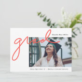 Afstuderen Scripted Afstudeerder Aankondiging (Staand voorkant)