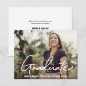  Afstuderen scriptfoto Aankondiging (Voorkant / Achterkant)