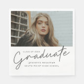 Afstuderen scriptfotograduatie-partij servet (Voorkant)