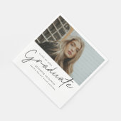 Afstuderen scriptfotograduatie-partij servet (Hoek)