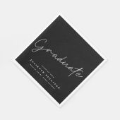 Afstuderen scriptgraduatie-partij servet (Hoek)