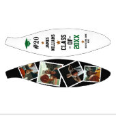 Afstuderen Senior Aangepaste Naam, Nummer & 4 Foto Basketbal (Panelen)