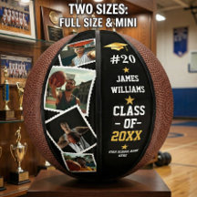 Afstuderen Senior Aangepaste Naam, Nummer & 4 Foto