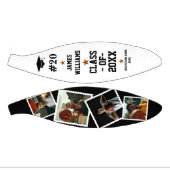 Afstuderen Senior Aangepaste Naam, Nummer & 4 Foto Basketbal (Panelen)