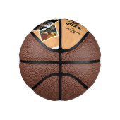 Afstuderen Senior Aangepaste Naam, Nummer & 4 Foto Basketbal (Rechts)