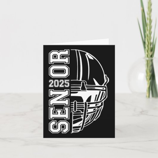 Afstuderen Senior CL van 2025 Afstuderen American  Kaart (Voorkant)