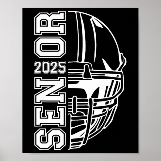 Afstuderen Senior CL van 2025 Afstuderen American  Poster (Voorkant)