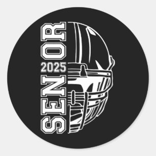 Afstuderen Senior CL van 2025 Afstuderen American  Ronde Sticker