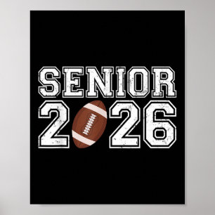 Afstuderen Senior CL van 2026 Afstuderen American Poster