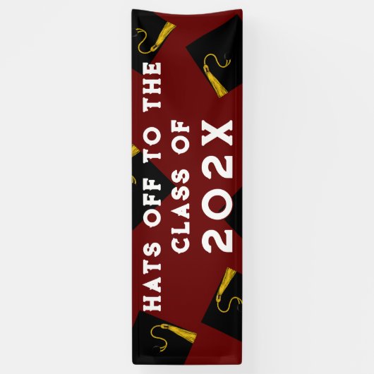 Afstuderen Senior Class 2025 Spandoek (Verticaal)