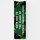 Afstuderen Senior Class 2025 Spandoek (Verticaal)