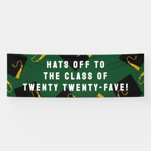 Afstuderen Senior Class 2025 Spandoek (Horizontaal)