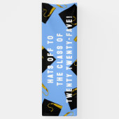 Afstuderen Senior Class 2025 Spandoek (Verticaal)