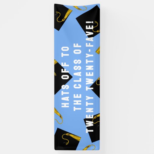 Afstuderen Senior Class 2025 Spandoek (Verticaal)