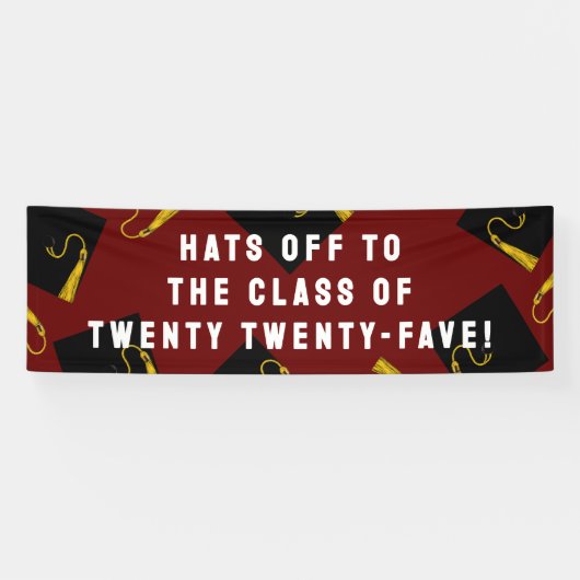 Afstuderen Senior Class 2025 Spandoek (Horizontaal)