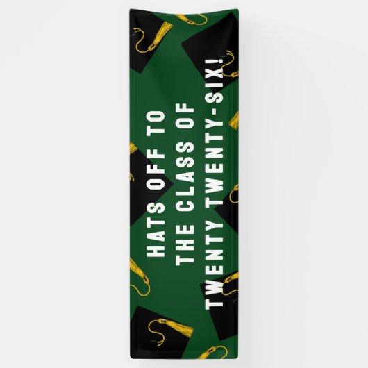 Afstuderen Senior Class 2025 Spandoek (Verticaal)