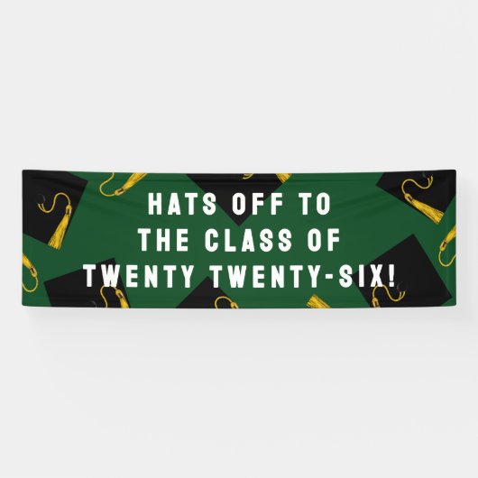 Afstuderen Senior Class 2025 Spandoek (Horizontaal)