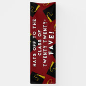 Afstuderen Senior Class 2025 Spandoek (Verticaal)