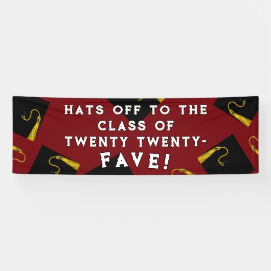 Afstuderen Senior Class 2025 Spandoek (Horizontaal)