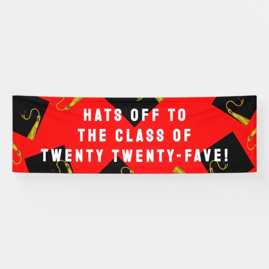 Afstuderen Senior Class 2025 Spandoek (Horizontaal)