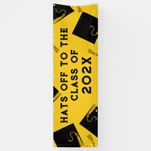 Afstuderen Senior Class Congrats Banner (Verticaal)