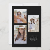 Afstuderen Senior Class Foto Aankondiging Kaart (Achterkant)