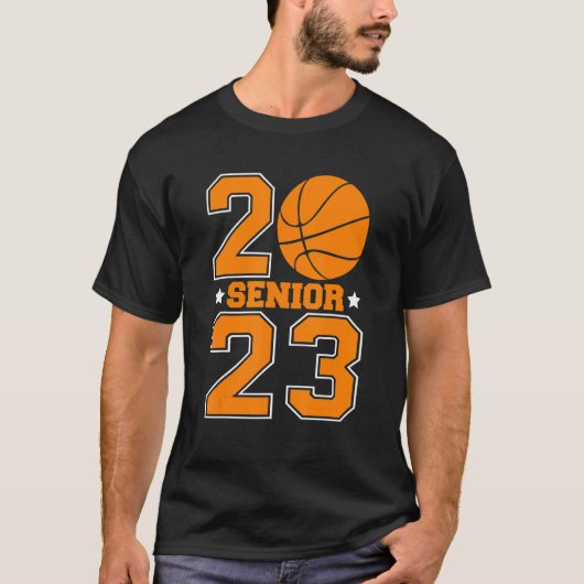 Afstuderen Senior Class of 2023 Basketball Player  T-shirt (Voorkant)