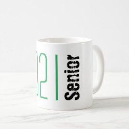 Afstuderen Senior Green Coffee Mok Class van 2021