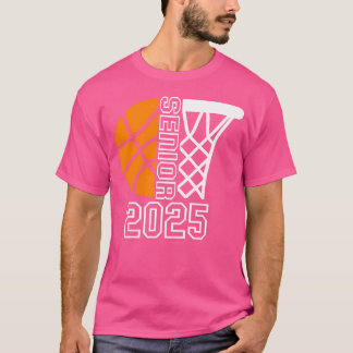 Afstuderen Senior Klasse van 2025 Basketbalspeler  T-shirt