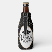 Afstuderen Senior Vibes 2025 Flesjeskoeler (Fles Achterkant)