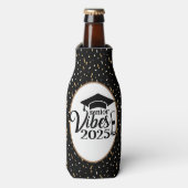 Afstuderen Senior Vibes 2025 Flesjeskoeler (Fles Voorkant)