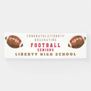 Afstuderen Senioren Football Banner