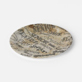 Afstuderen Senioren Papieren Bordje (Gekanteld)