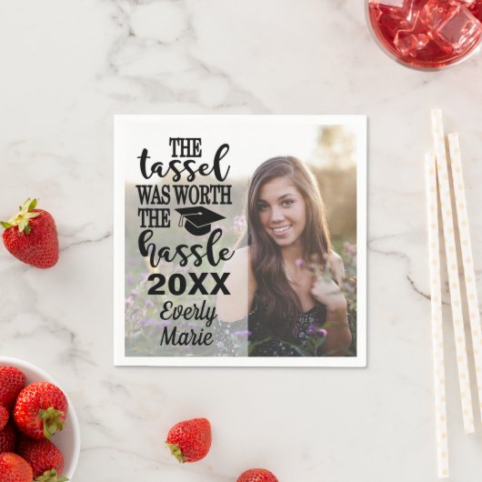 Afstuderen servetten met foto (Insitu)