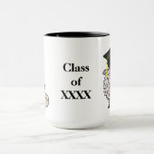 Afstuderen Sheepskin Mok past Jaar aan! (Midden)