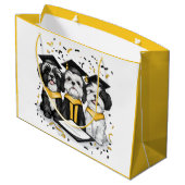 Afstuderen Shih Tzu Dogs Groot Cadeauzakje (Achterkant Gekanteld)