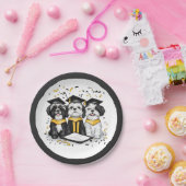 Afstuderen Shih Tzu Dogs Papieren Bordje (Feest)